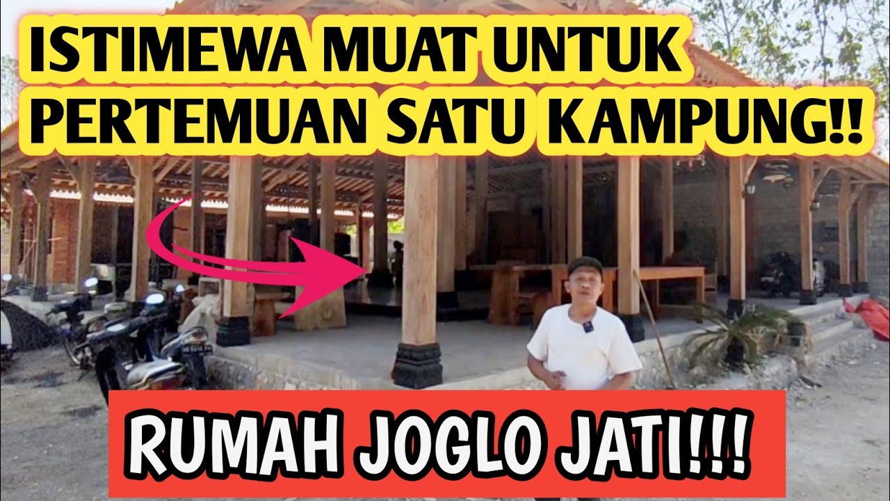REVIEW RUMAH JOGLO MEWAH KAYU JATI‼️