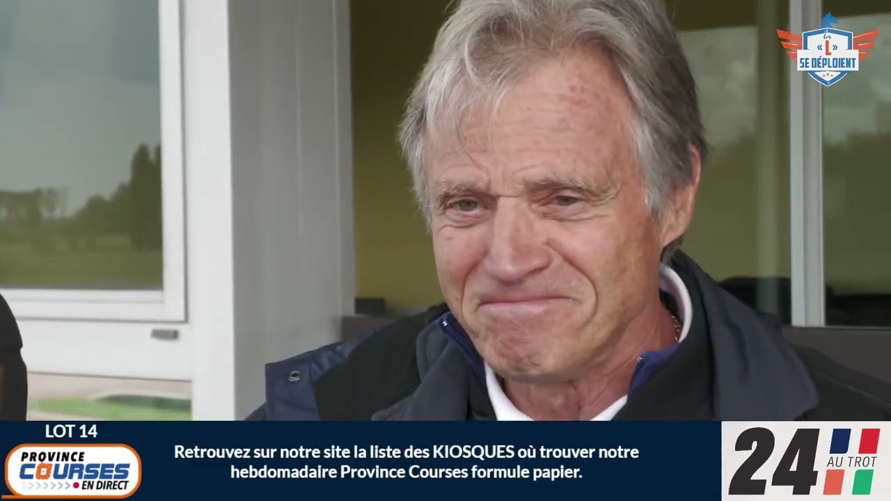 Michel Lourmière propriétaire de Lunabella d'Omaha qualifée ce matin !