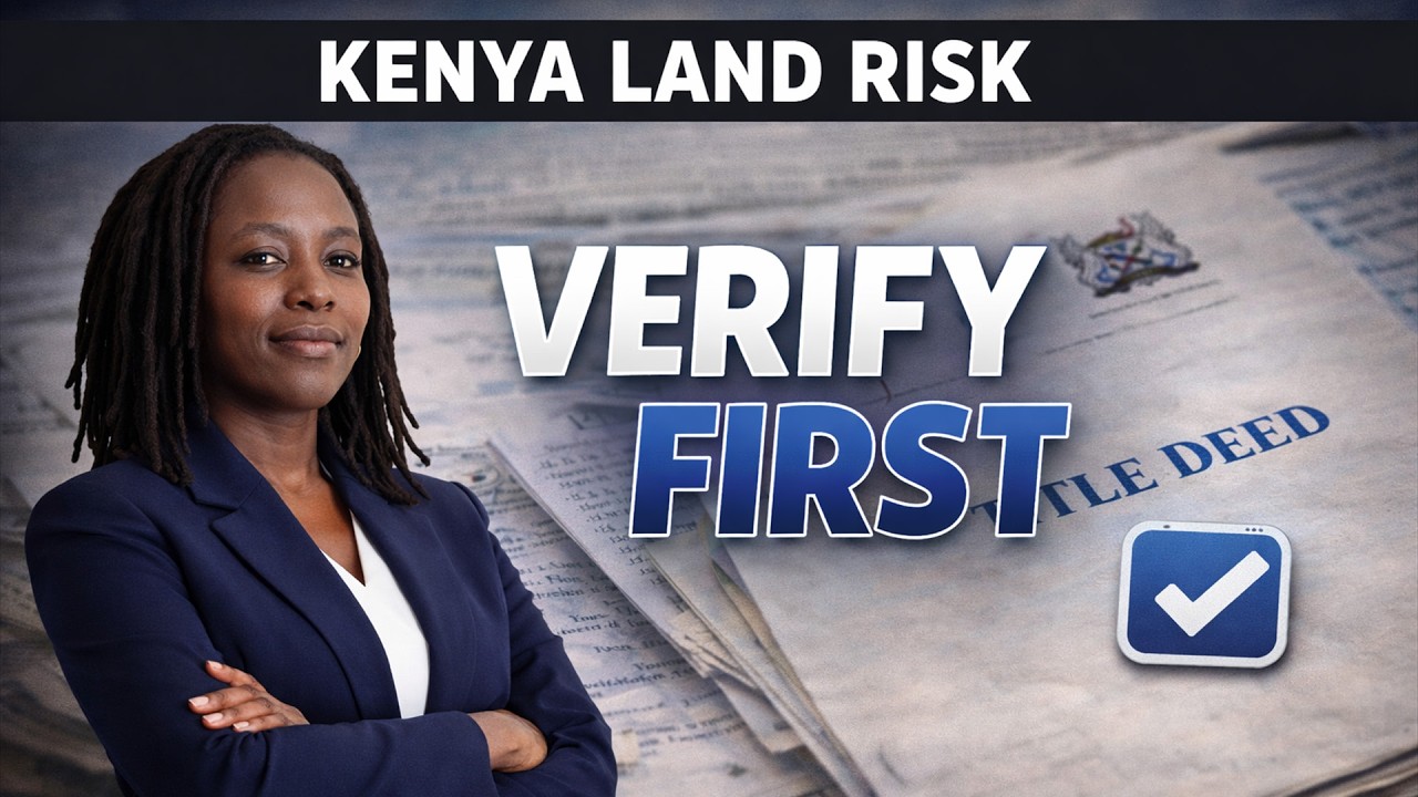 Buying Land in Kenya? Verify it! Before you get scammed.