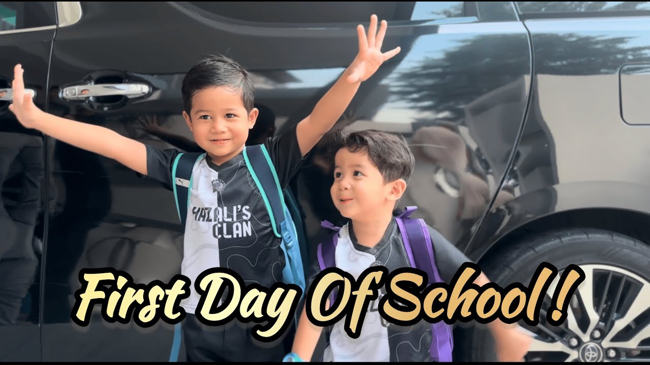 Hayder & Endra's First Day Of School ! | VLOG 2501