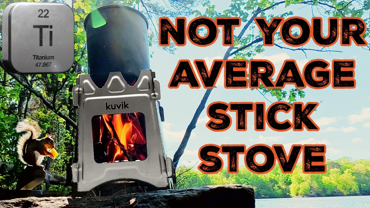 KUVIK TITANIUM: Ultra-light camp stove.