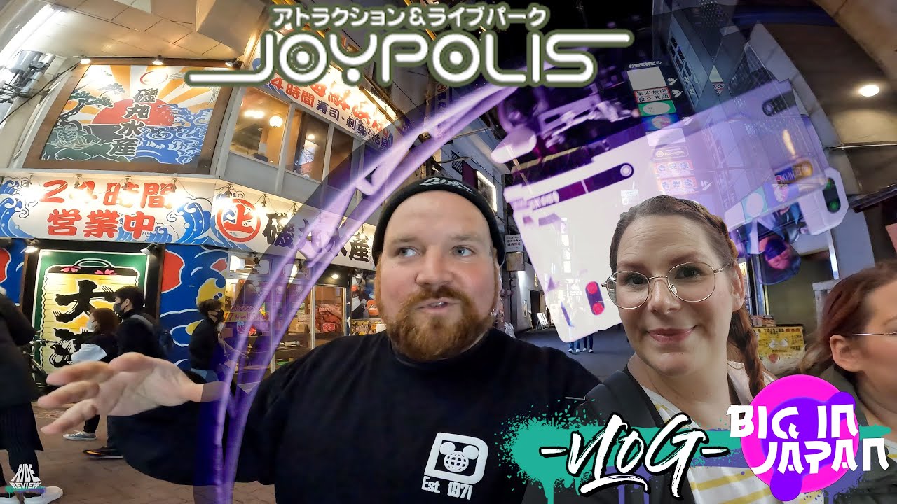 Tschüss Tokyo und Hallo Osaka - Überkopf Spinning Coaster im Tokyo Joypolis uvm. Ride Review VLOG