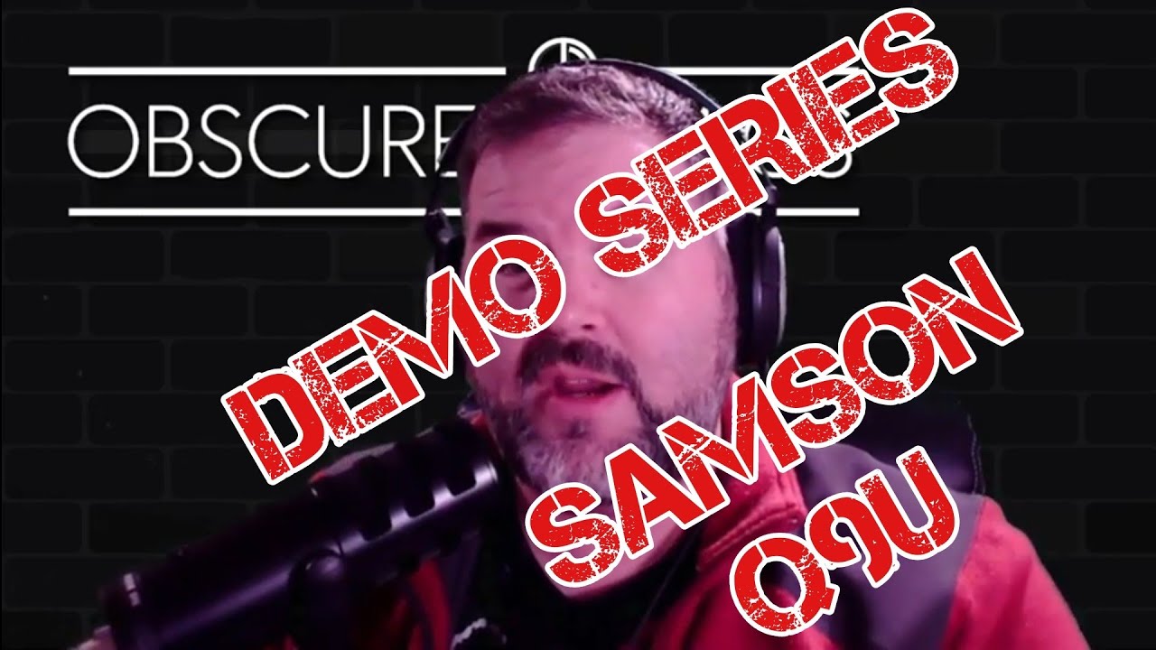 Samson Q9U - XLR / USB Dynamic Microphone Demo