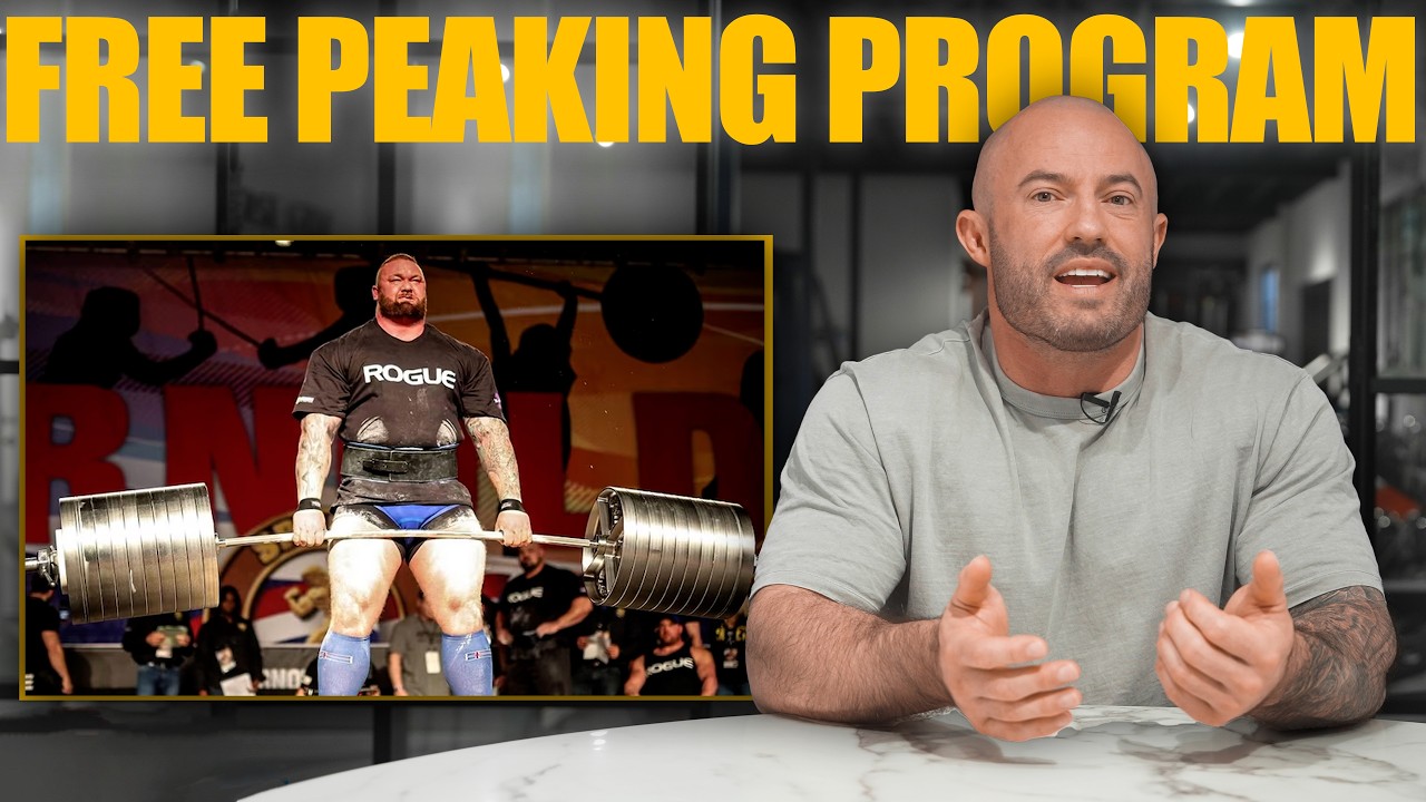 Hafthor Bjornsson's 505kg Deadlift: My World Record Peaking Blueprint