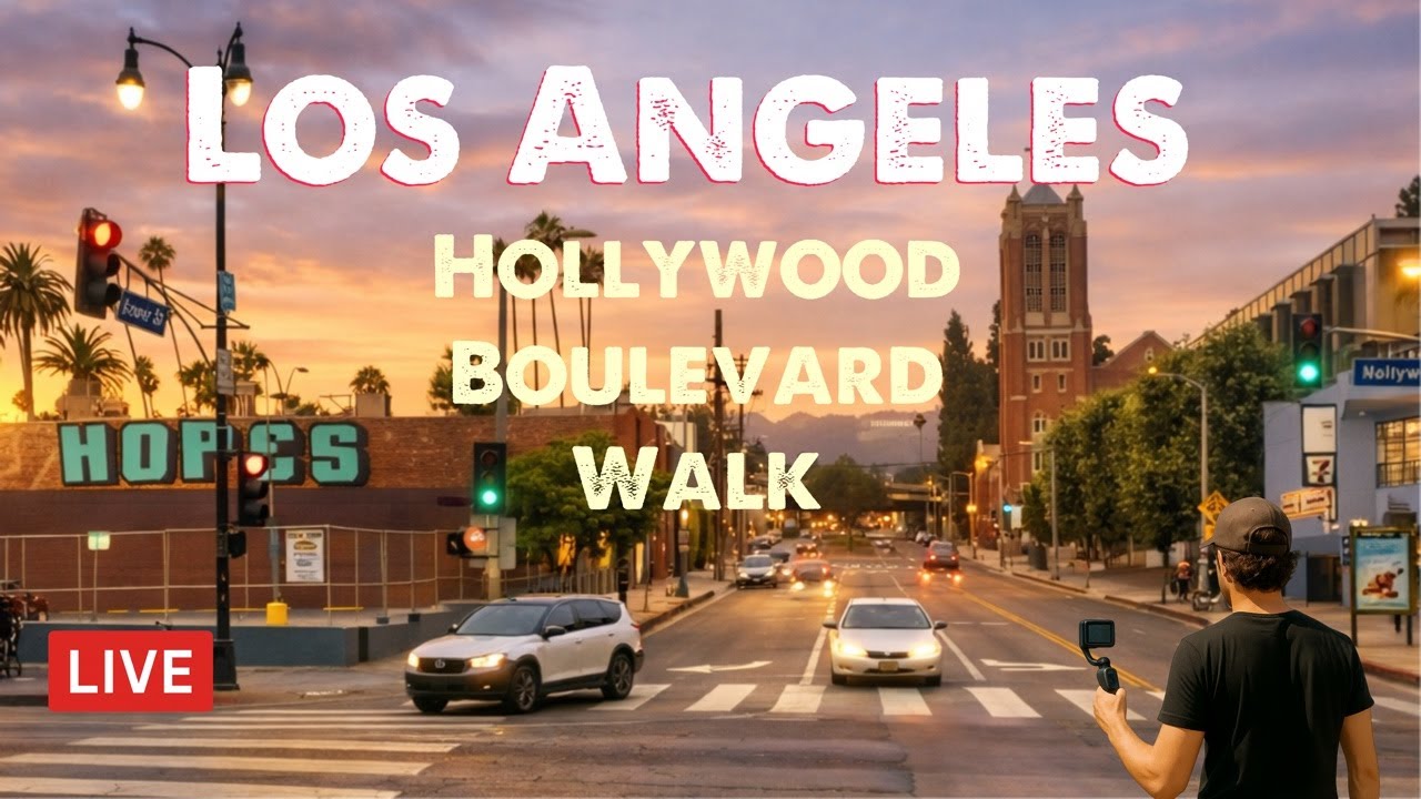 LIVE LOS ANGELES • HOLLYWOOD WALK CAM