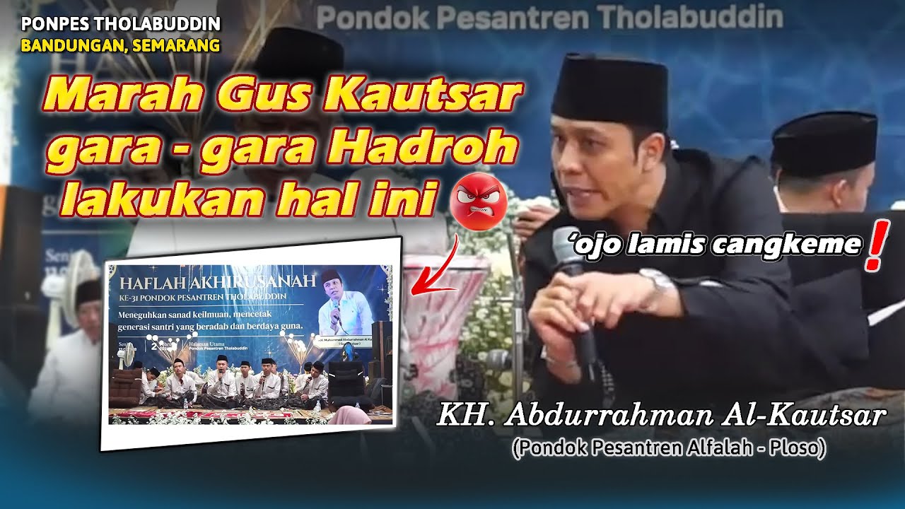 MARAH GUS KAUTSAR KARENA SAMBUTAN #terasgubuk