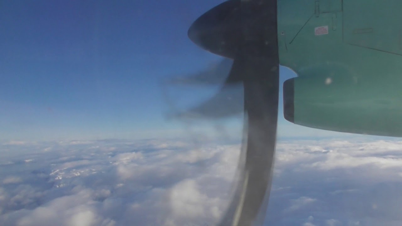 Widerøe Dash 8-100 WF994 Tromsø - Hammerfest Take off & Landing