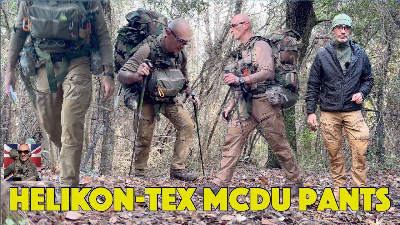 Прочные брюки для активного отдыха на природе: брюки Helikon-tex MCDU.
