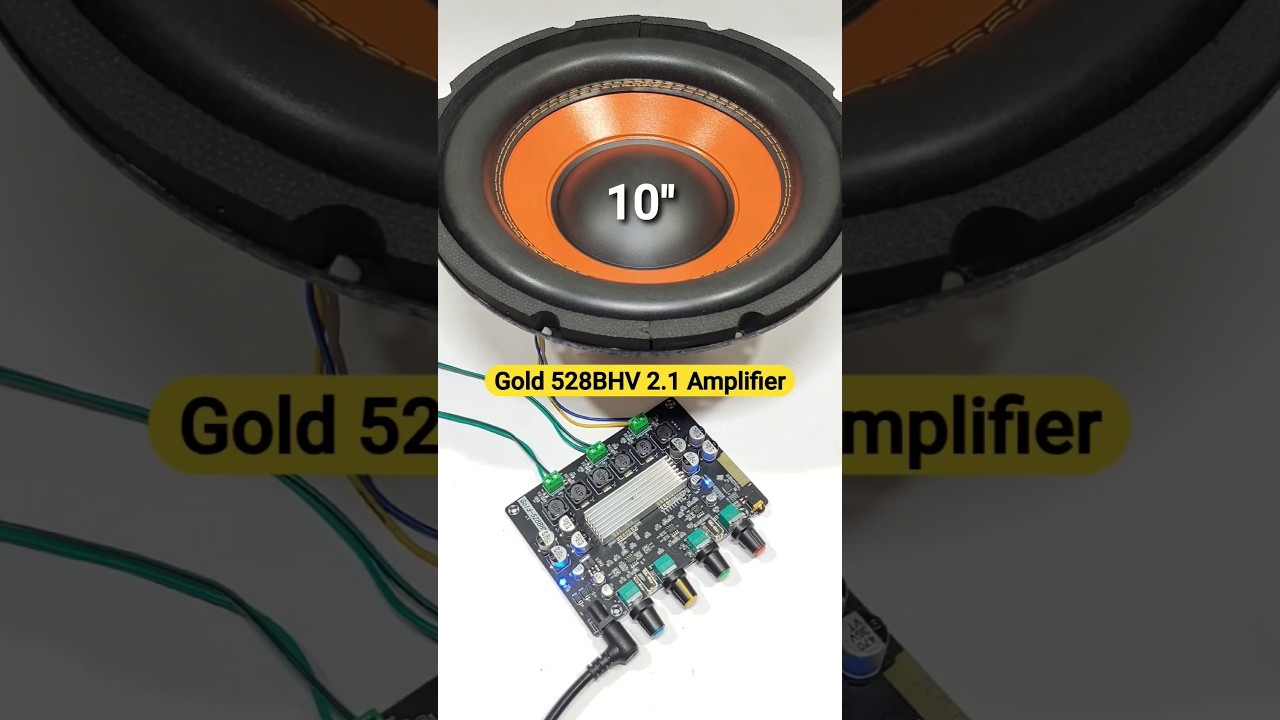 Gold 528BHV 2.1 Amplifier #shorts #youlikeelectronic #automobile