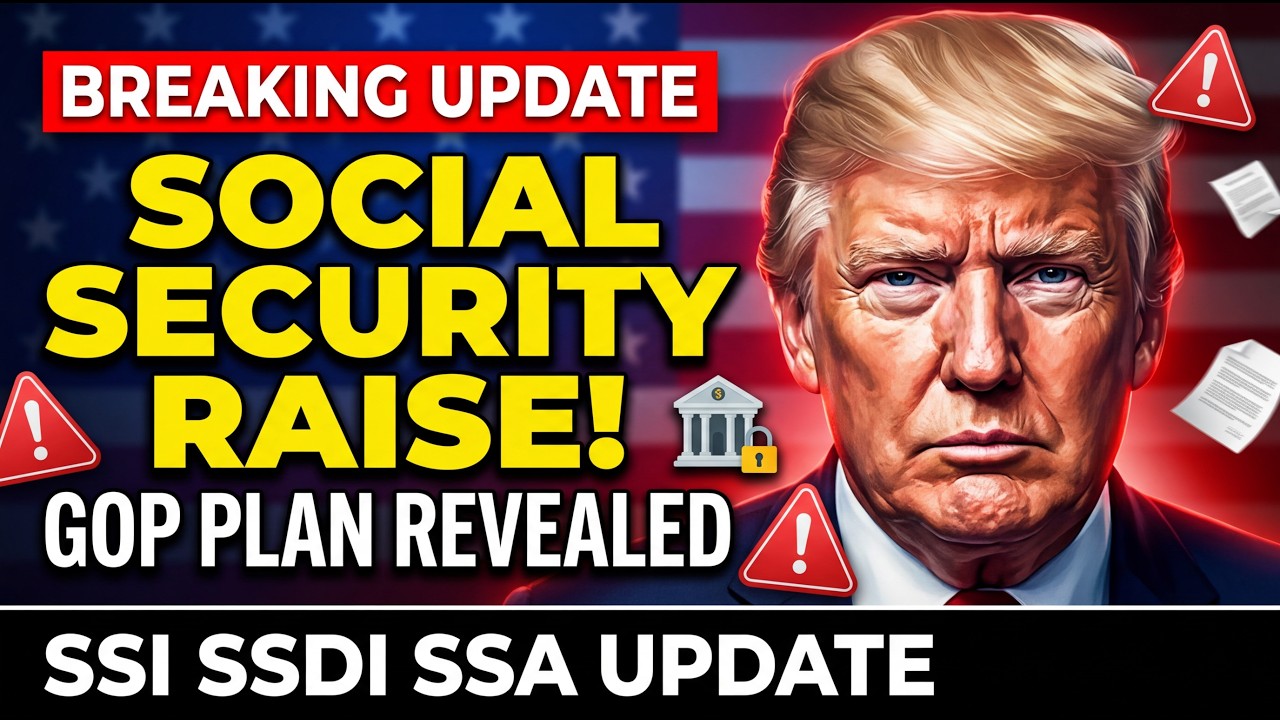 📢 BREAKING GOP Plan to RAISE Social Security &mdash; SSI, SSDI & SSA Update!
