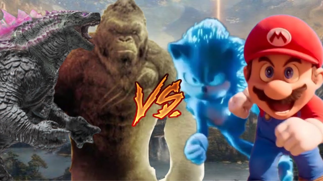 Godzilla and Kong vs Mario and Sonic Remastered