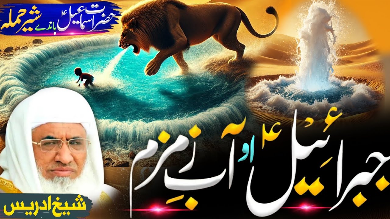 حضرت جبرائیلؑ او آب زم زم واقعہ  Molana sheikh idrees sahib pashto bayan