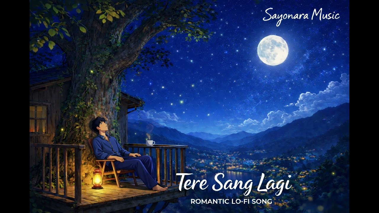 🌙✨ Tere Sang Lagi | Romantic Night Lo-Fi | Moonlight Love Vibes 💙🌌 | Feel The Night