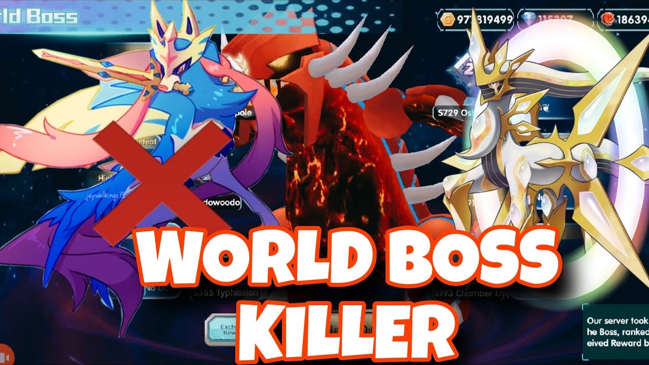 Pokeland Legends - Poke Đại Chiến I Best Team In World Boss For Beginners
