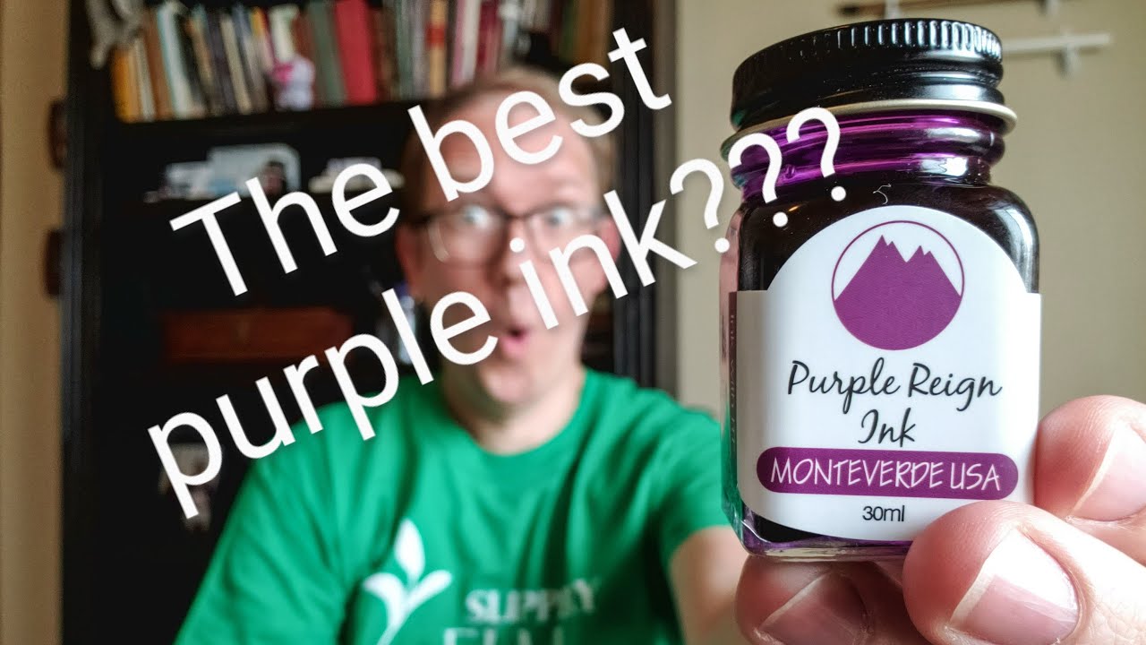 Monteverde Purple Reign Review, Comparison with 5 Other Purple Fountain Pen Inks
