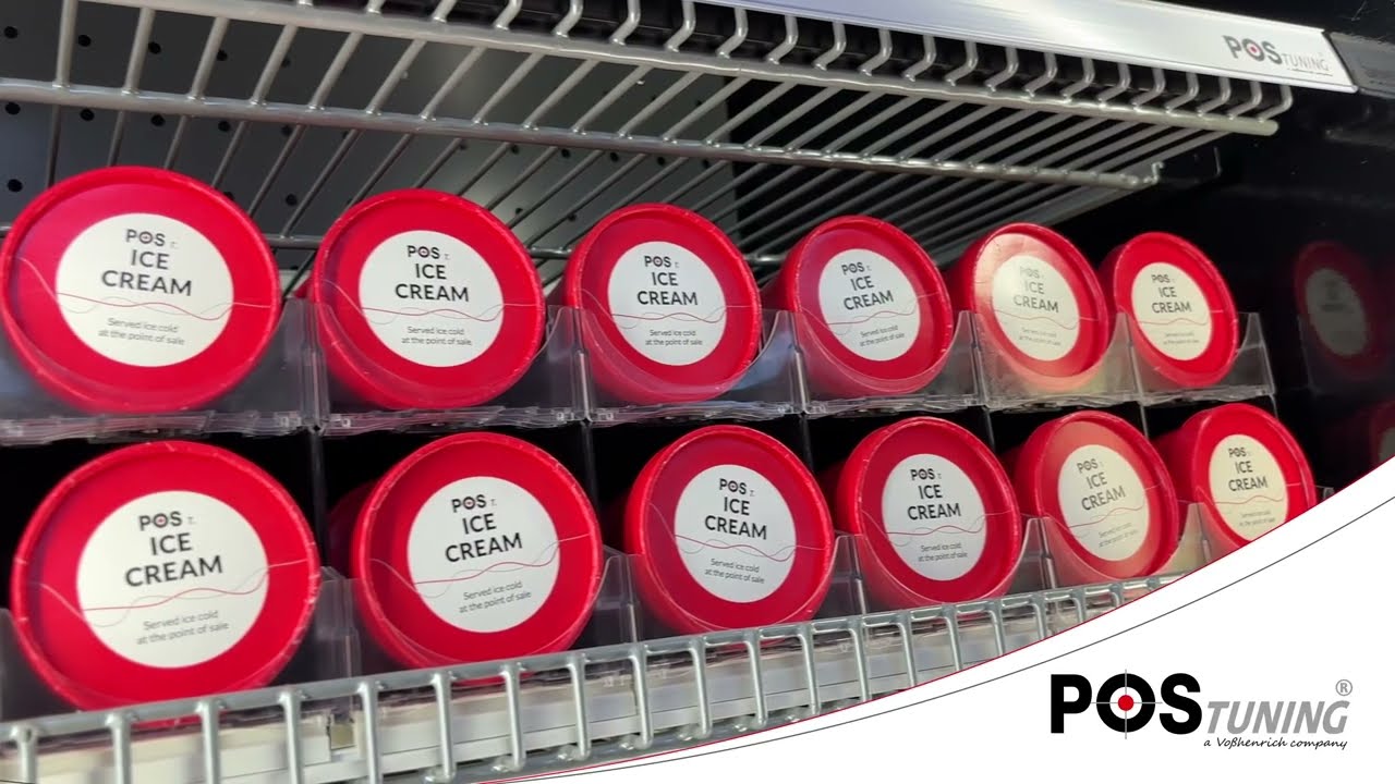 POS-T Skadi Track para potes de helado cónicos | Pusher POP