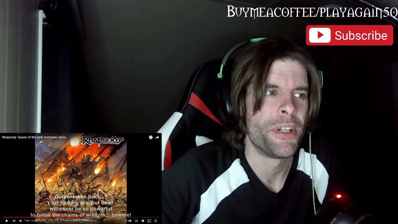 Rhapsody - Queen of the dark horizons (First Time Reaction)
