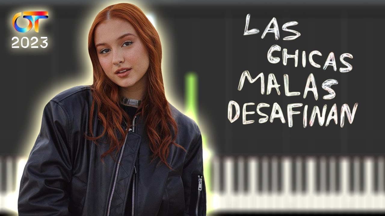 Ruslana - Las Chicas Malas Desafinan | Instrumental Piano Tutorial / Partitura / Karaoke / MIDI