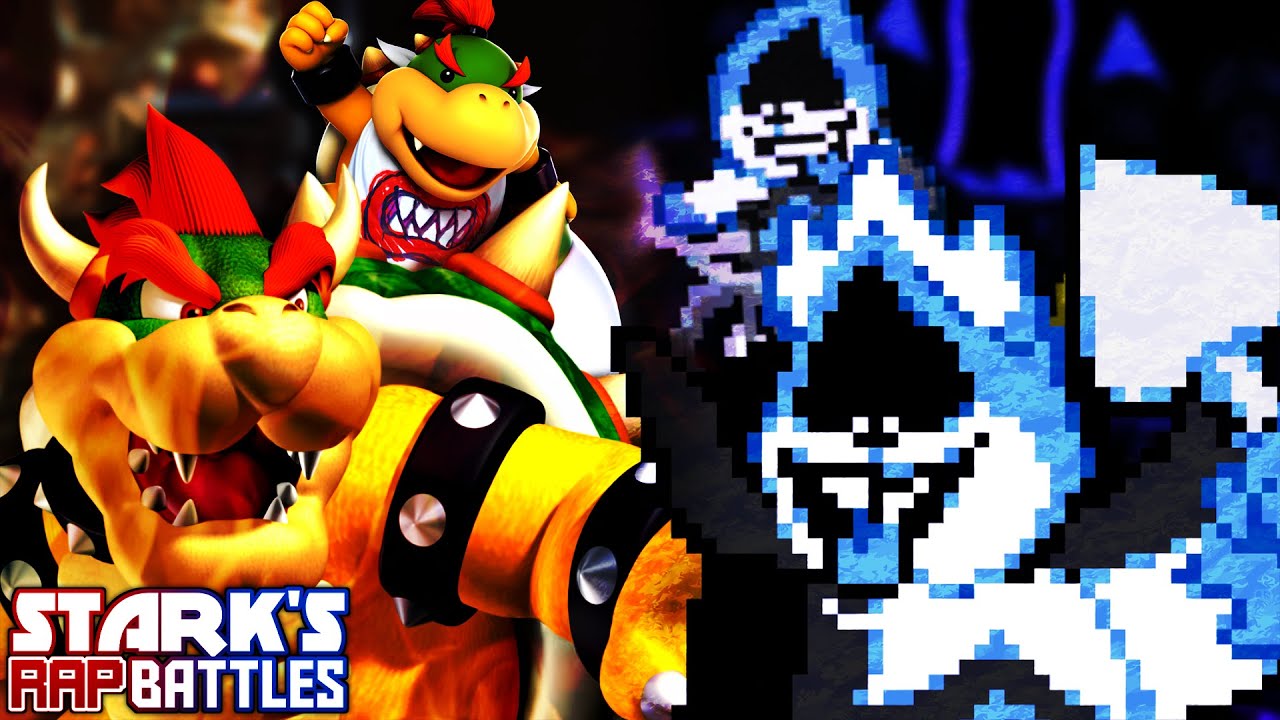 Bowser Jr. & King Bowser vs. Lancer & Chaos King - Stark's Rap Battles