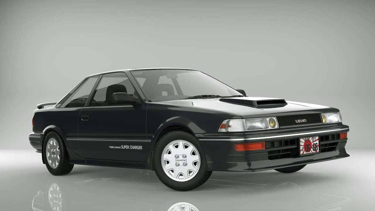 Toyota Corolla Levin Supercharged AE92 3D Model