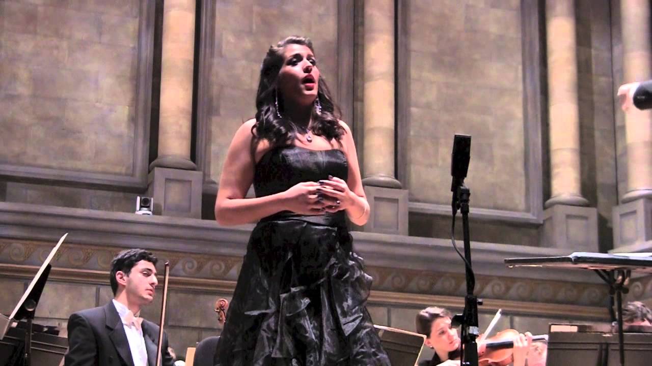 Nadia Fayad - Brahms Alto Rhapsody - Eastman School Symphony Orchestra - Lee Wright, cond.