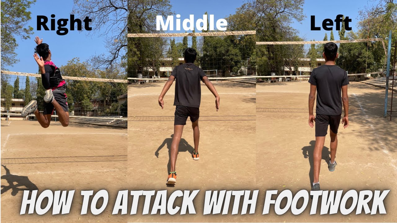 How to Attack with proper Footwork || How To Spike a Volleyball @AB VOLLEYBΔLL