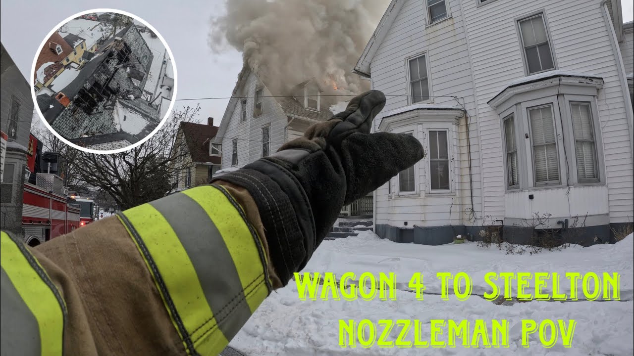 Harrisburg Fire | Wagon 4 responds to Steelton Borough for House Fire | Nozzleman POV | 2/6/26