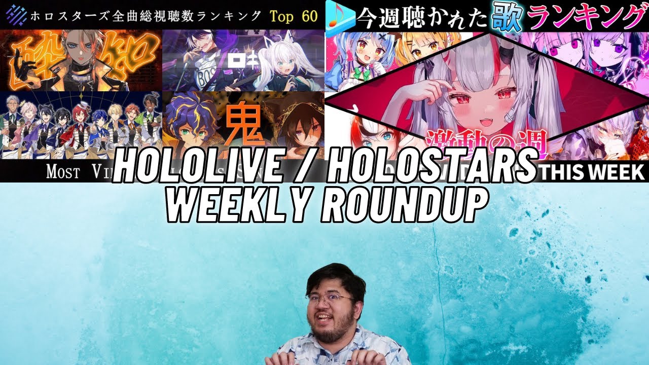 Hololive/Holostars Weekly Roundup - Top 30 and Top 60 Lists! (03/03/2023)
