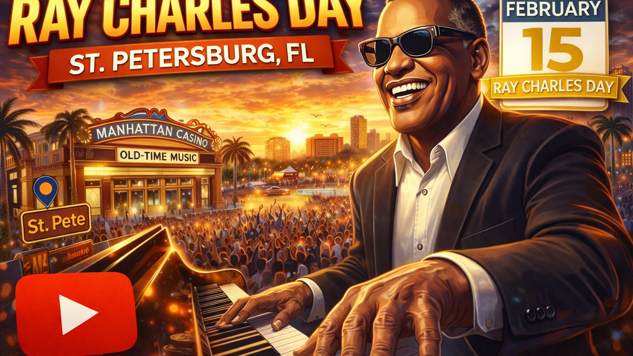 Ray Charles and St Petersburg, Florida - Ray Charles Day February 15th