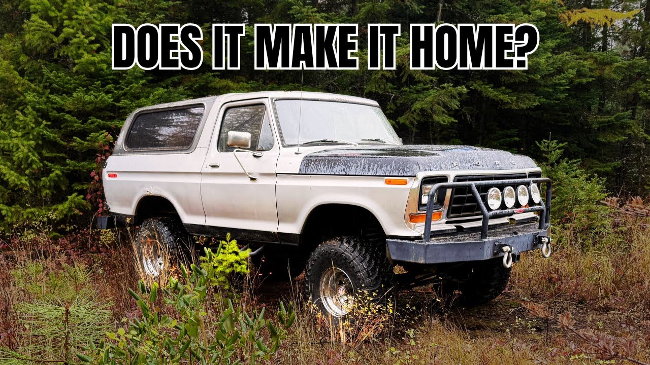 Сможет ли этот заброшенный Ford Bronco 1978 года выпуска добраться до дома?