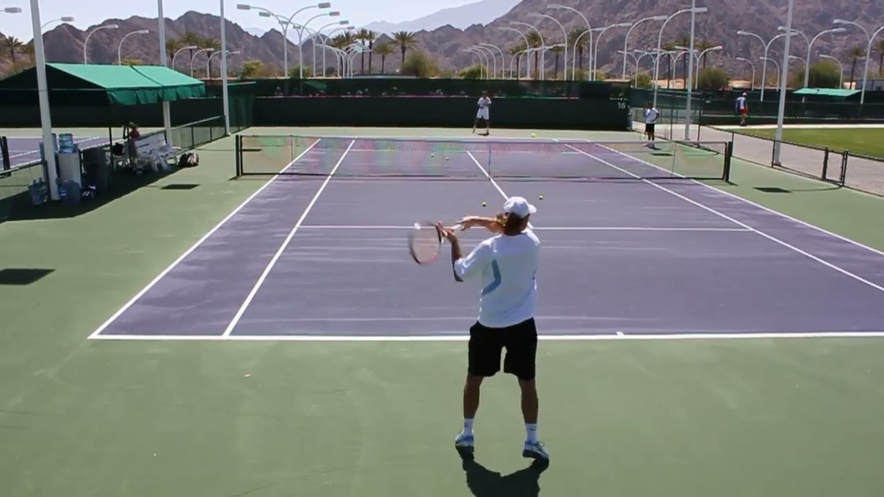 David Nalbandian Practice session 2012 