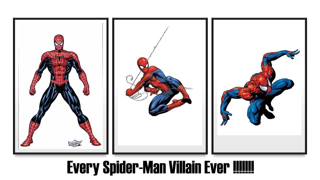 Every Spider-Man Villain Ever In Less Than 5 minutes