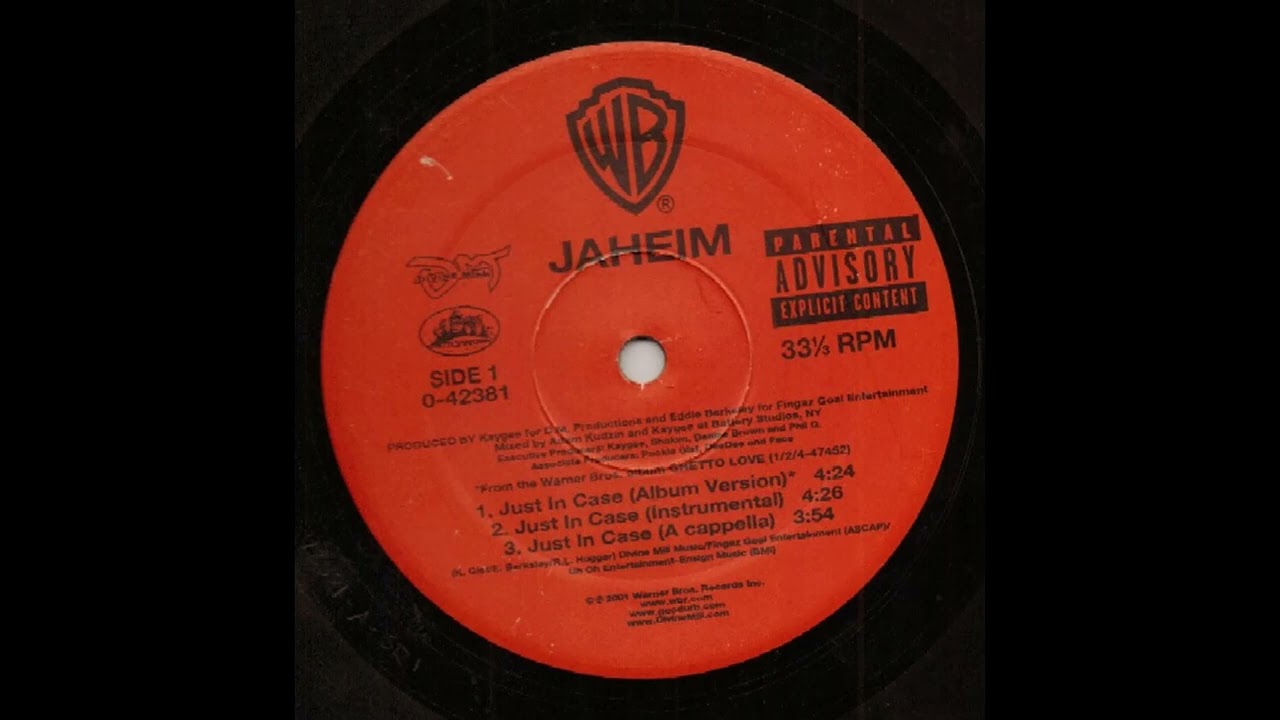 Jaheim - Just In Case (Acapella)