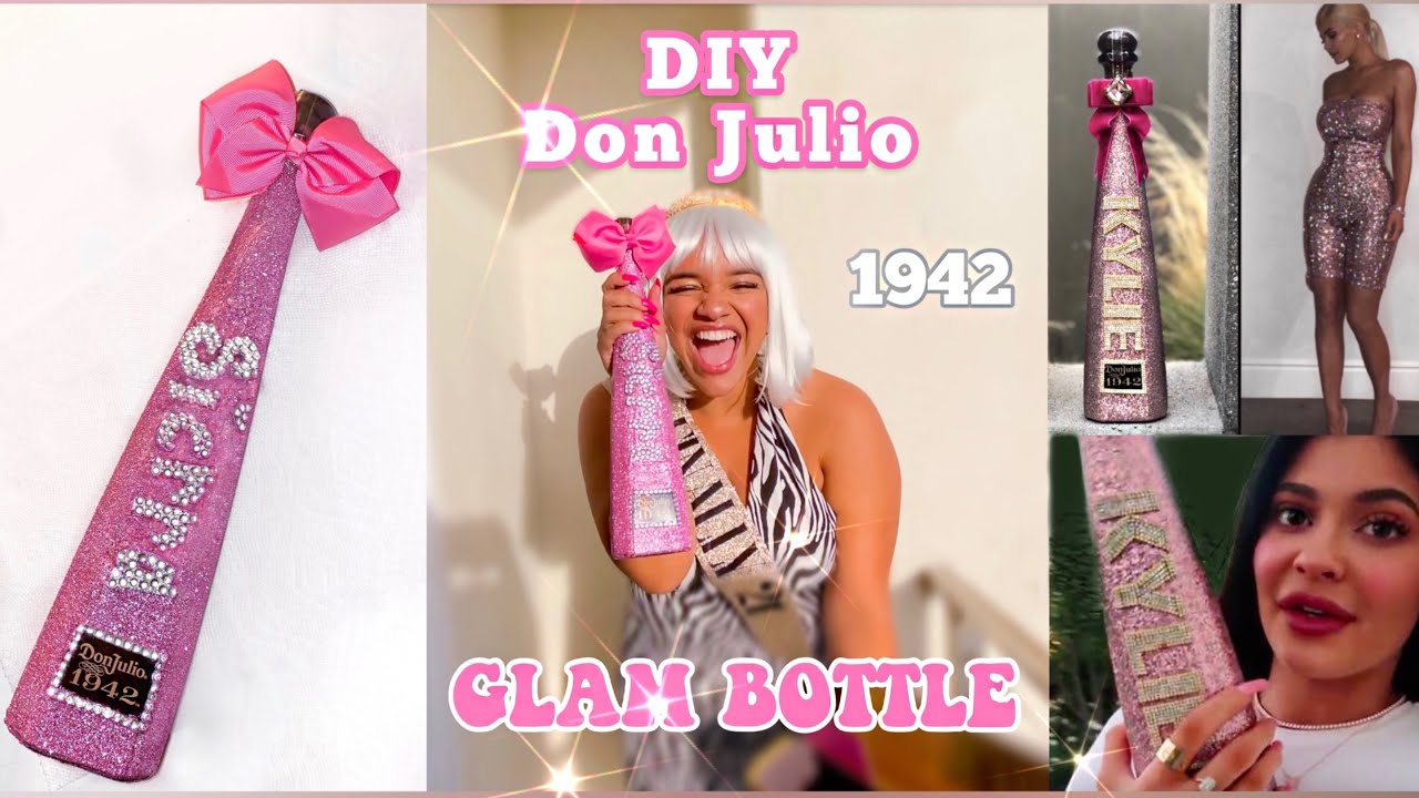 DIY Kylie Jenner Don Julio | GLITTER GLAM BOTTLE