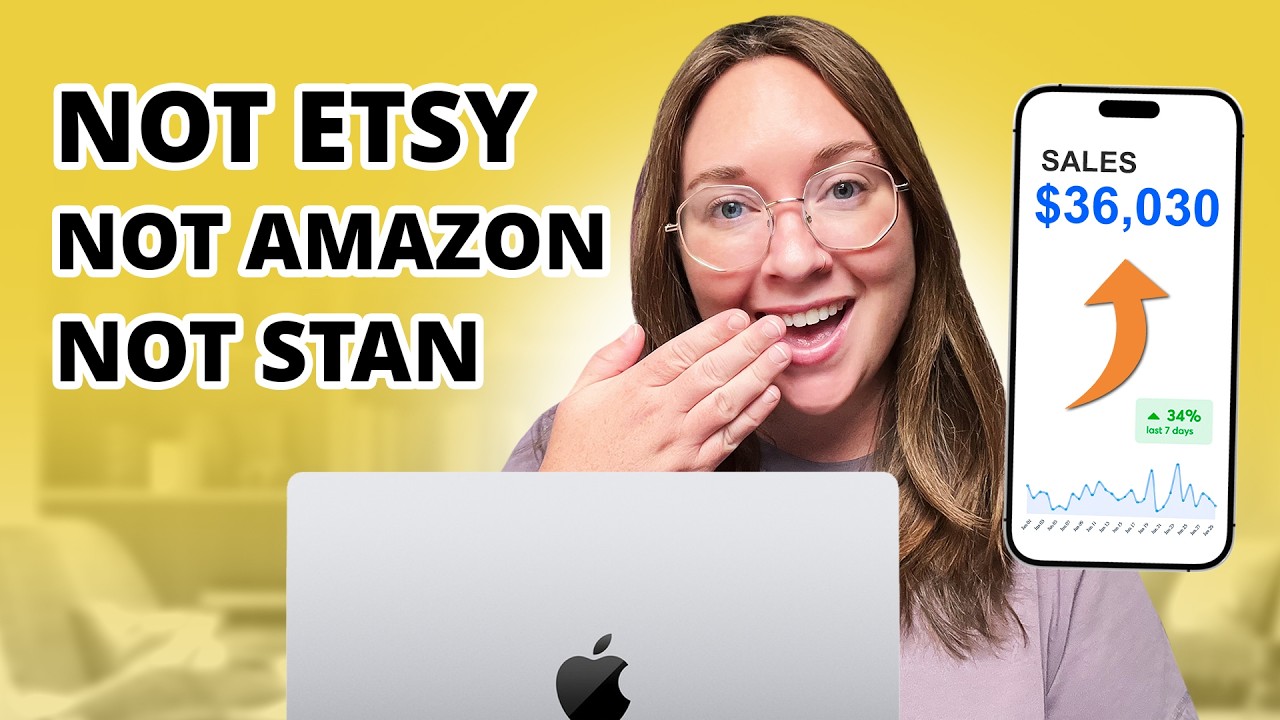 How I make $36,030/mo creating digital products (DON'T sell on Etsy!)