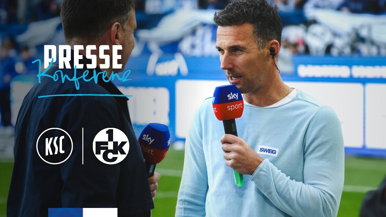 LIVE Pressekonferenz: KSC - 1. FC Kaiserslautern