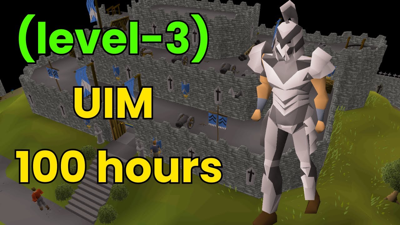 100 hours of UIM Level 3 Skiller Progress - OSRS Ramble
