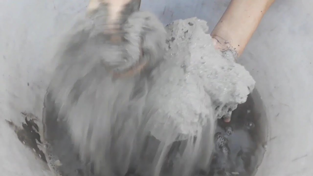 Extra chunks sand dusty crumbling in water+paste play mouthwatering relaxing video📸💯🔥