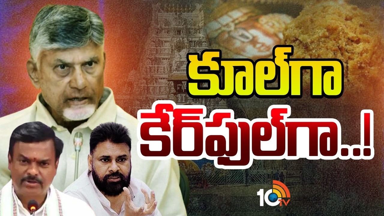 Tirumala Laddu Case | కల్తీ నెయ్యిపై కలిసికట్టుగా..కూటమి బిగ్ స్కెచ్.! | 10TV News
