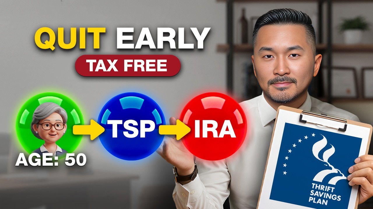Выйти на пенсию без уплаты налогов к 50 годам? Стратегия Roth TSP, которую упускают большинство с...