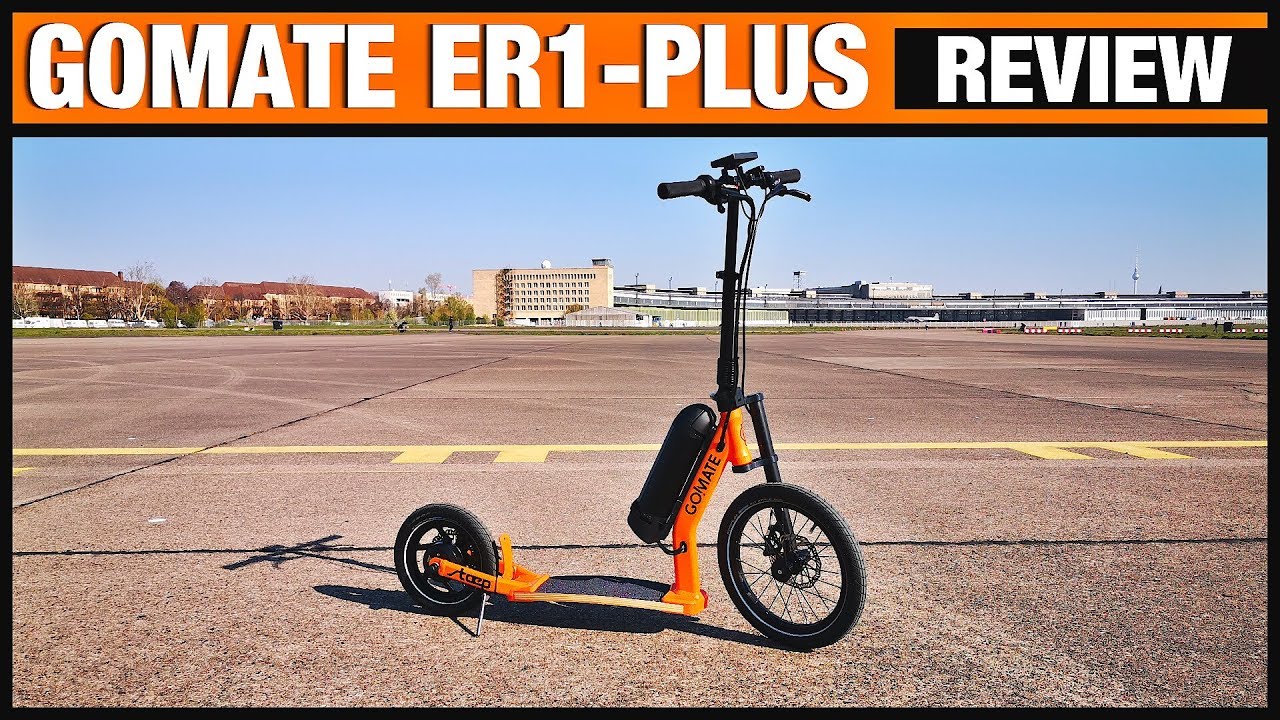 GOMATE ER1-PLUS mit 25km/h im TEST! Escooter 
