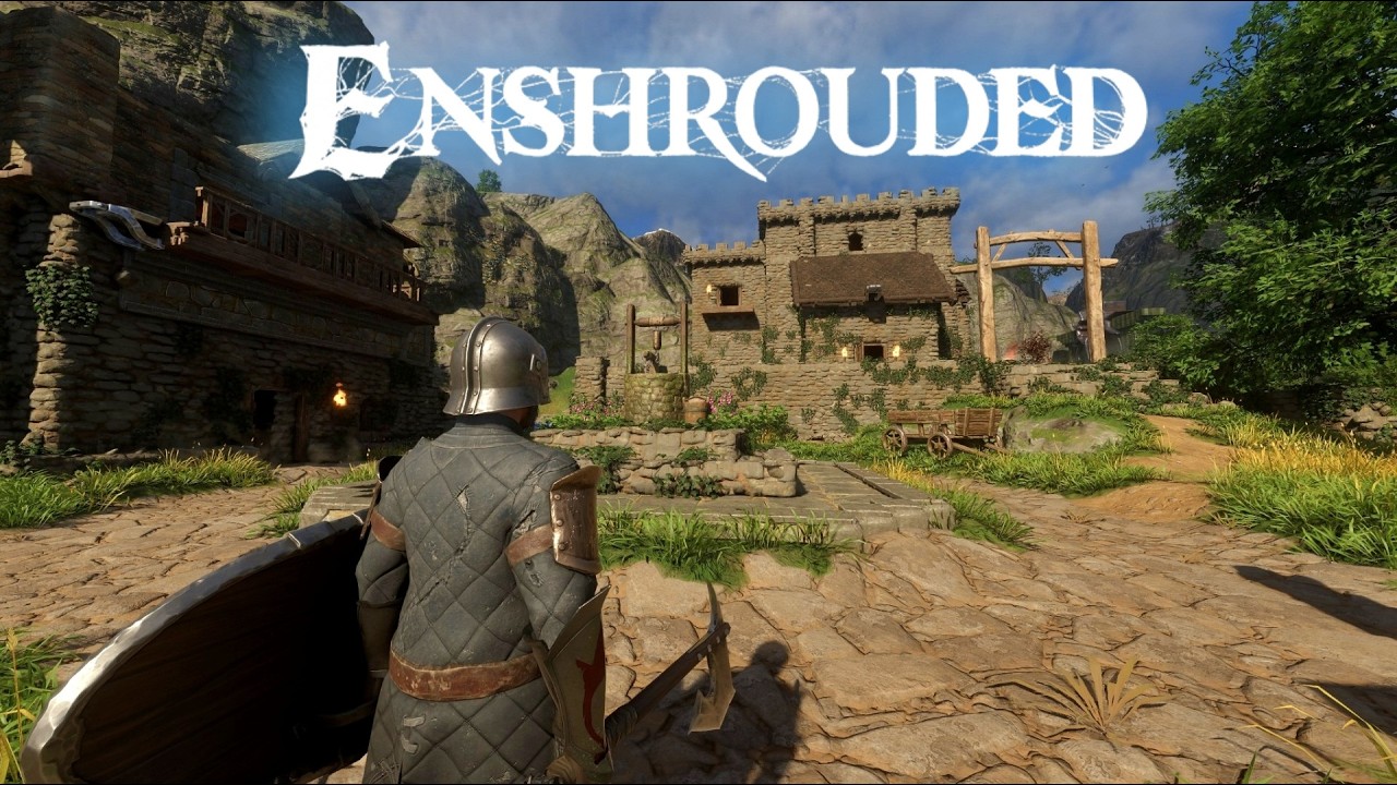 🔴We Rebuilt an Abandoned Town in ENSHROUDED | First Time Playing This Survival Co-op RPG