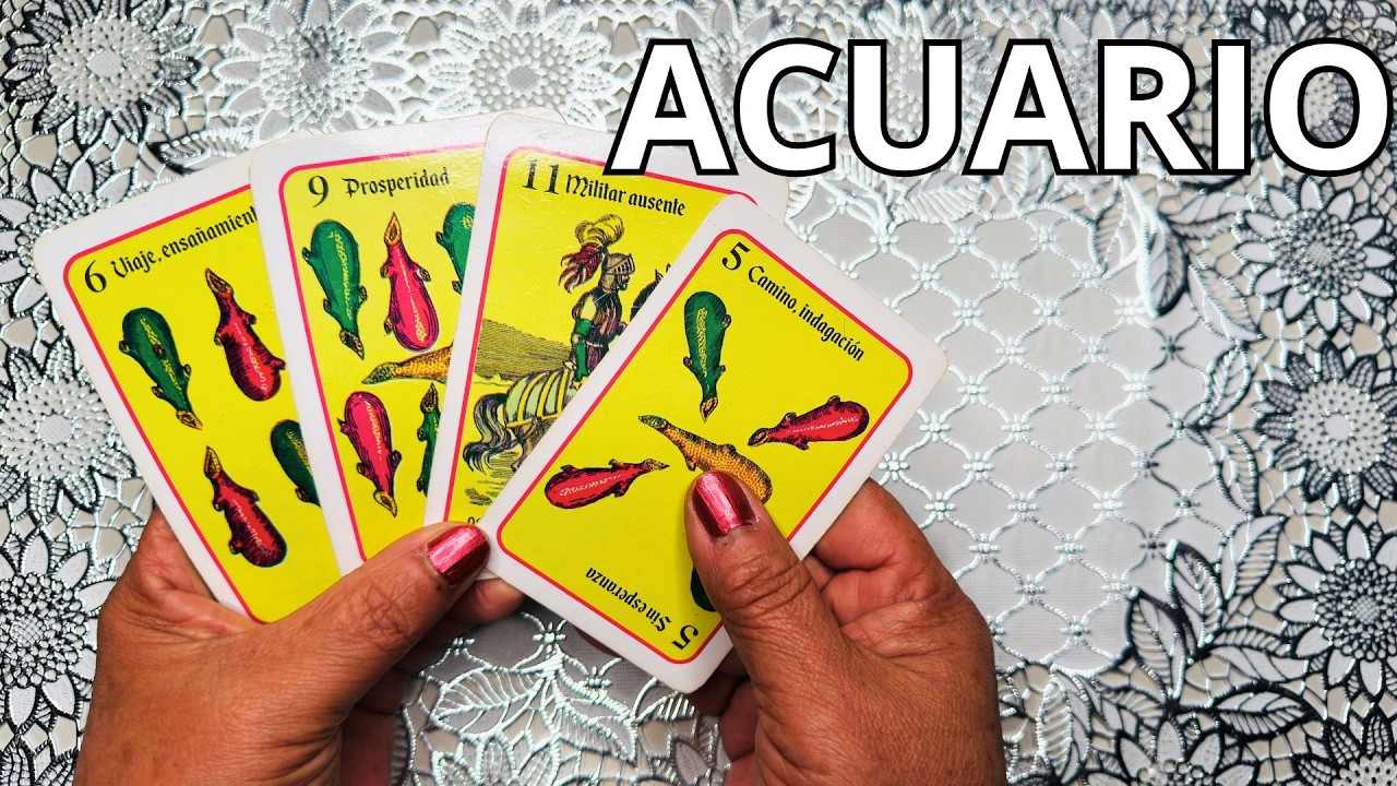 ACUARIO: LA FELICIDAD LLEGA A TU VIDA