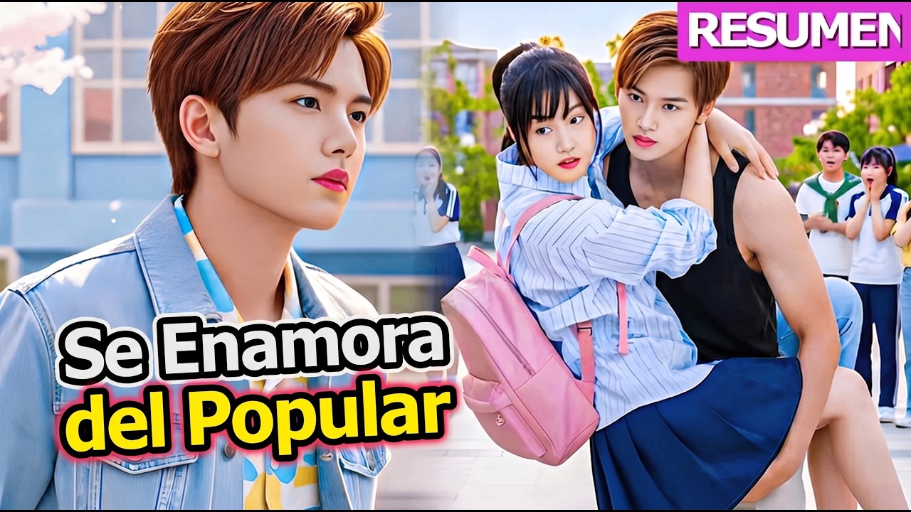 🔥El chico más guapo de corea llega a su escuela, y se enamora de la chica tímida