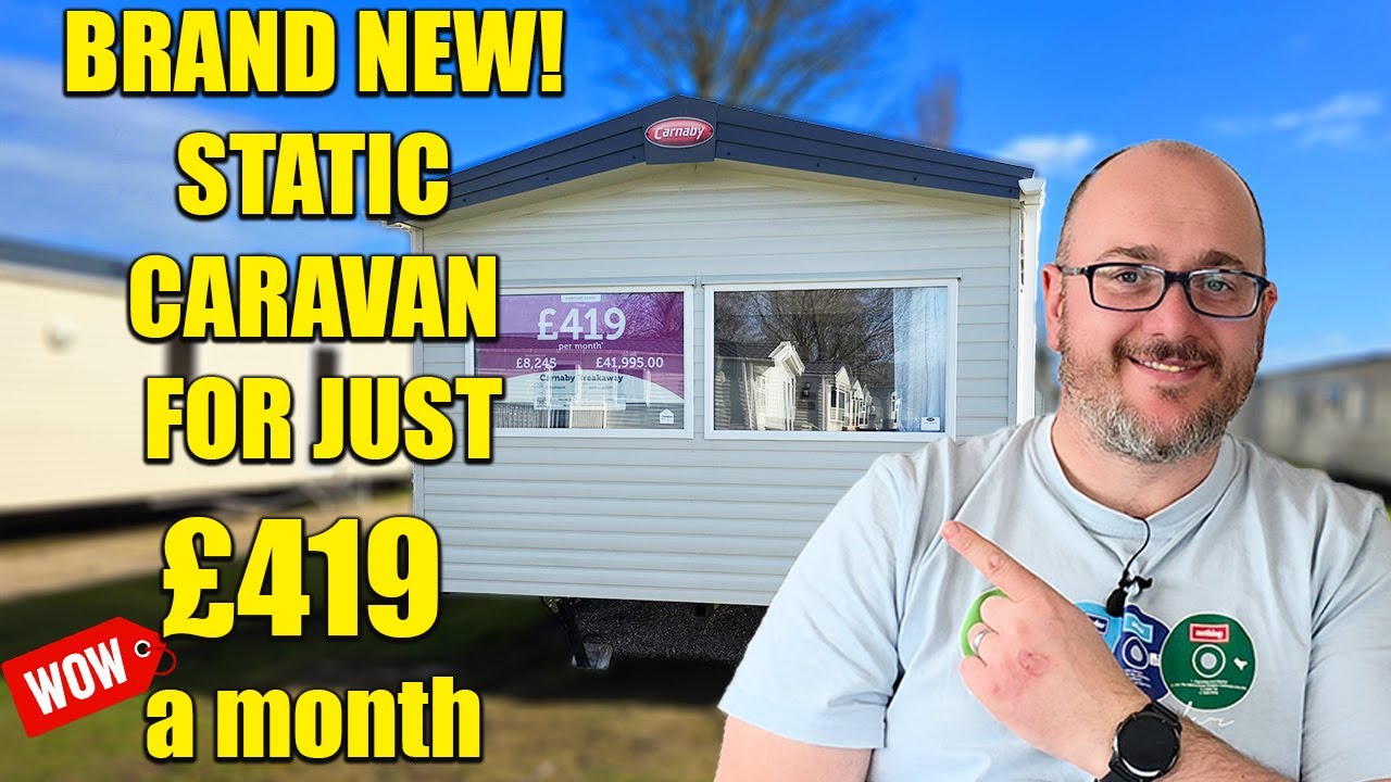 Is This BRAND NEW Static Caravan Worth £419 a Month? | Carnaby Breakaway Tour
