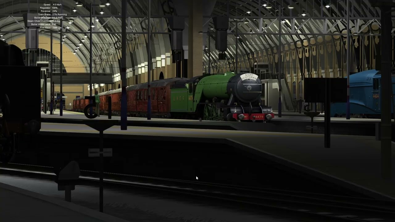 LNER A3 Departing King's Cross with The Night Scotsman - 1938