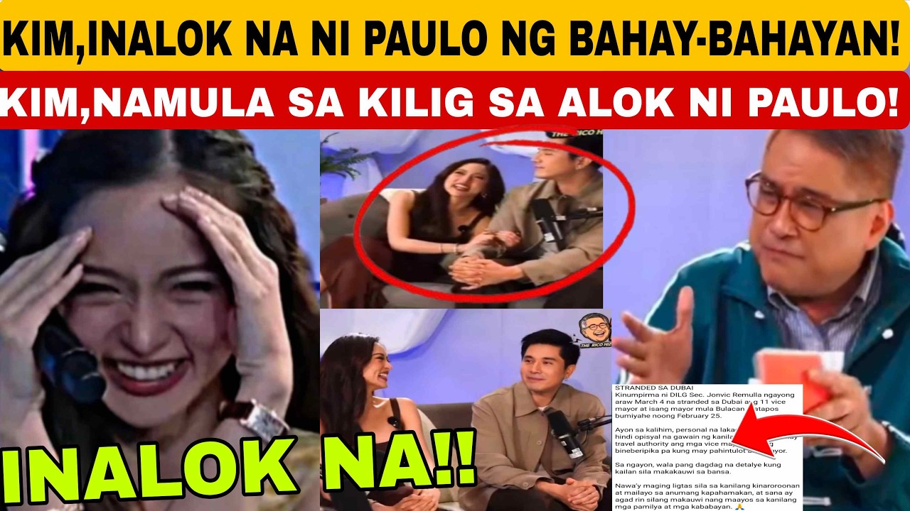 KINILIG BUONG BANSA‼️PAULO,INALOK NA SI KIM NG BAHAY-BAHAYAN SA INTERVIEW‼️KIM,NAMULA SA KILIG‼️