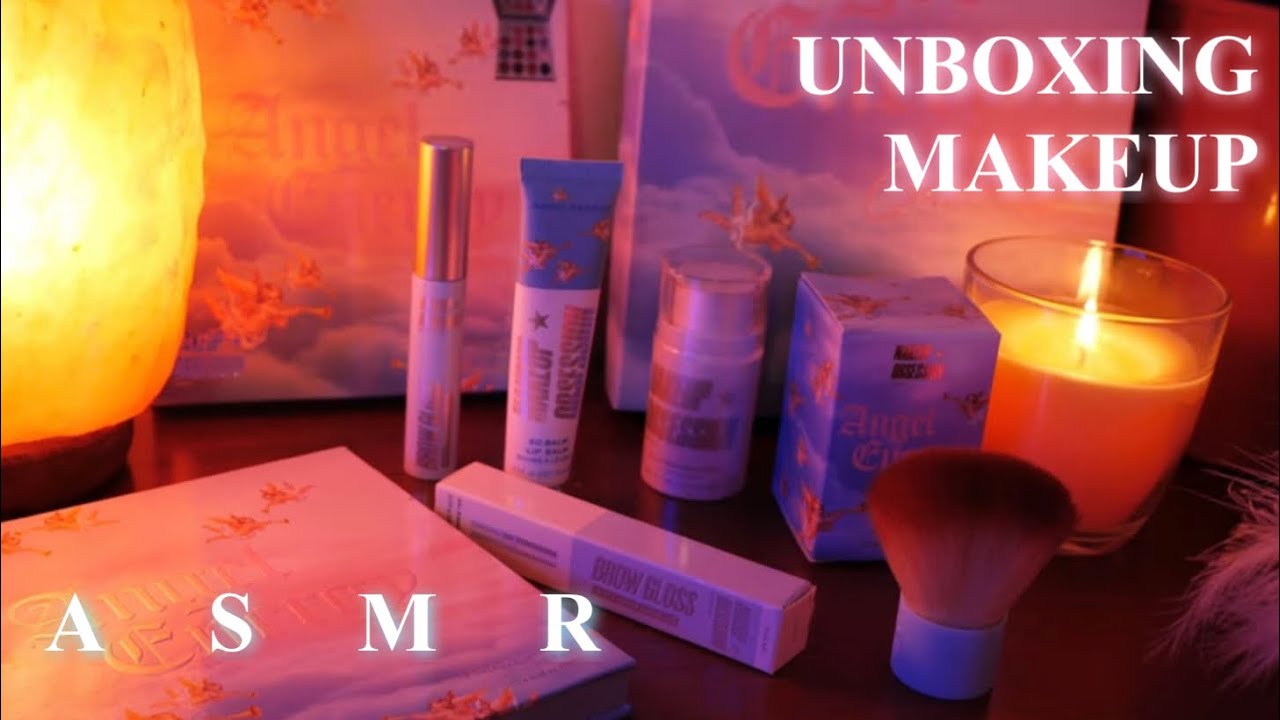 UNBOXING MAKEUP SUPER RILASSANTE E AESTHETIC 🌸👼🏽 whispering e tapping ASMR ITA