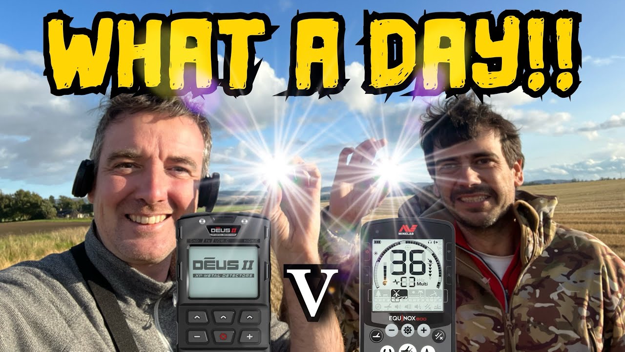 A PHENOMENAL DAY! - XP DEUS 2 versus MINELAB EQUINOX 800. Scotland 🏴󠁧󠁢󠁳󠁣󠁴󠁿 v Spain 🇪🇸 😂