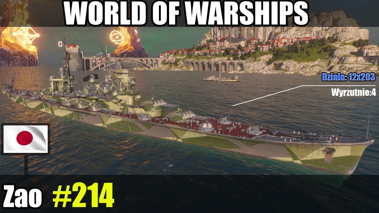 Zao - World of Warships - Prezentacja i gameplay pl.